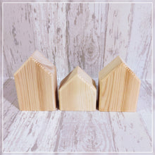 Load image into Gallery viewer, AVAILABLE NOW!! HOUSE SET Chunky Craft Blank Pine Wood
