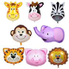 Load image into Gallery viewer, Mini Animal Heads Jungle Safari Zoo (3/pack)
