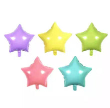 Load image into Gallery viewer, 18&quot; Macaron stars (6/pack) *Airfill only
