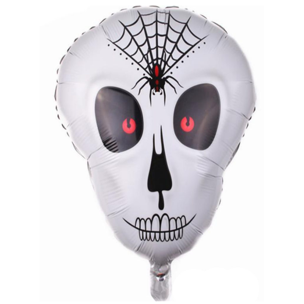 Halloween Junior Shape Foils (3/pack) SKULL/SPIDER FACE